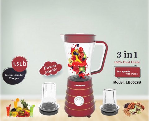 Blender (3 in 1 function) Juicers Make your milk shakes easily.